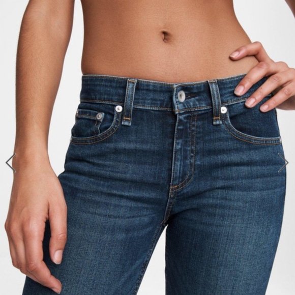 Rag & Bone Jeans Cate Mid-Rise Ankle Skinny Size 25 - Picture 2 of 10